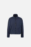 Cropped Recycled DWR Jacket, Midnight