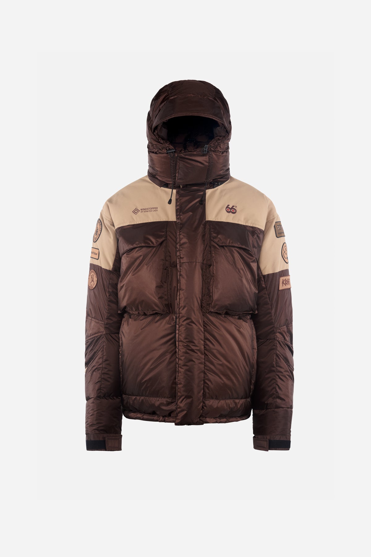 DV + 66N Tindur Down Jacket, Chestnut – District Vision