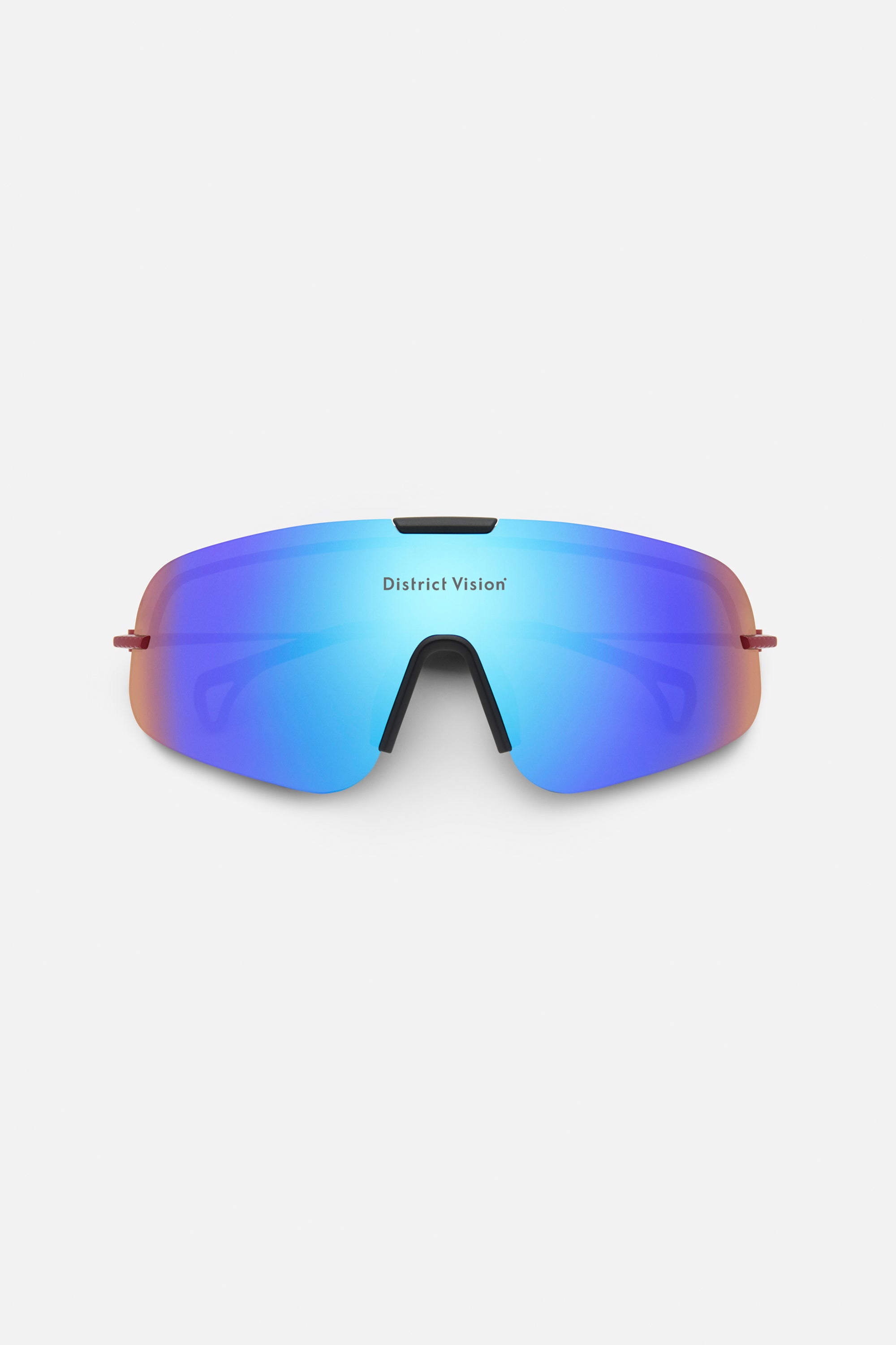 Aiko Cross Country Ti Oxblood, D+ Blue Mirror – District Vision