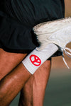 Performance Cordura Crew Socks, White-Red