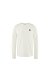 Lightweight Long Sleeve Tee, Lunar White