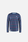 Lightweight Long Sleeve Graphic Tee, Micro Stripes