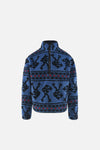 Half-Zip Pile Fleece, Blue Arrow