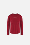 Ultralight Aloe Long Sleeve Tee, Cardinal