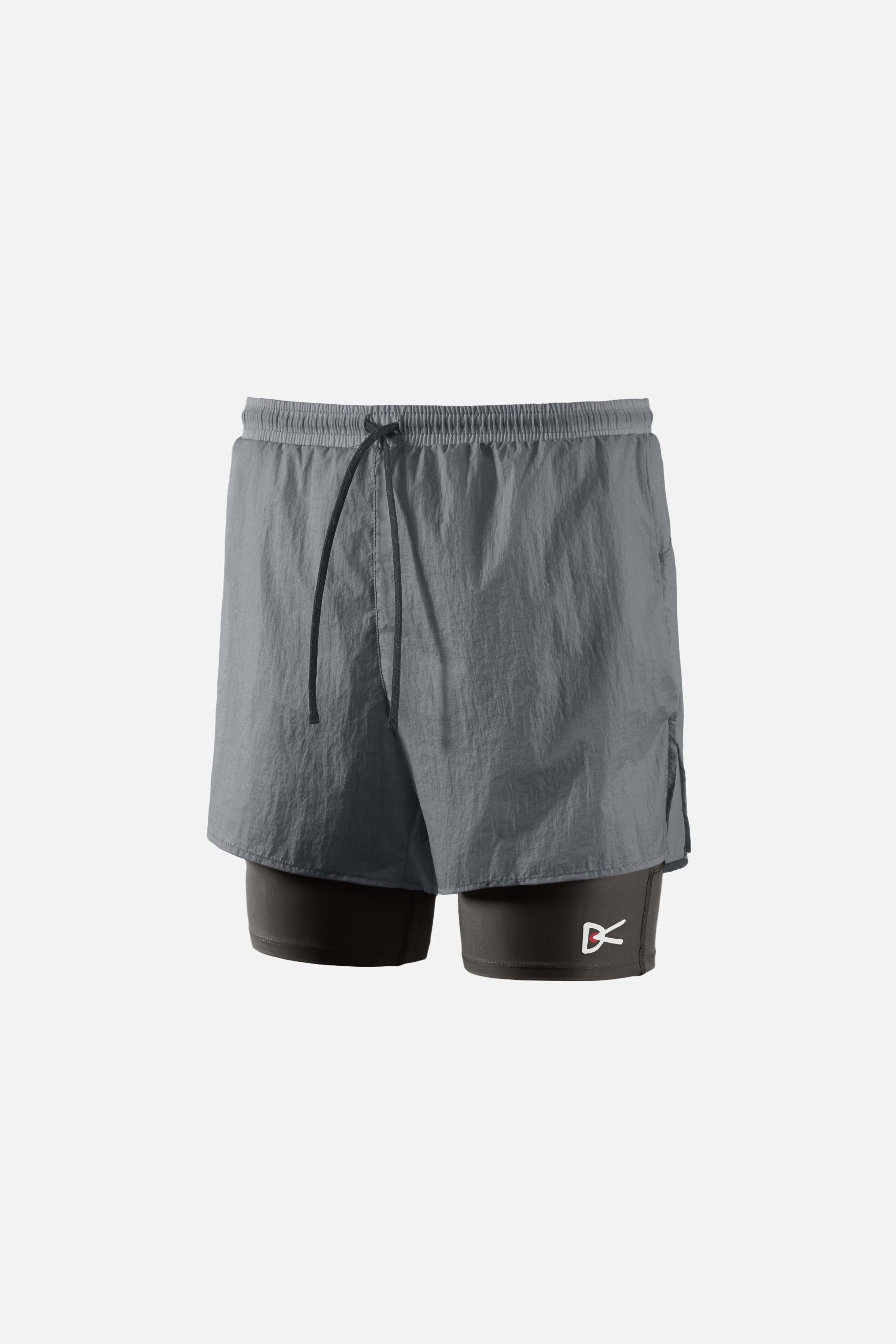 Ripstop Layered Trail Shorts, Charcoal/Slate Brown – District Vision