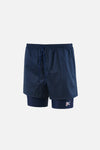 Ripstop Layered Trail Shorts, Midnight-Indigo