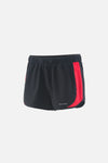 2in Paneled Training Shorts, Black/Team Red