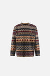 Jacquard Knit Crew Neck, Fair Isle
