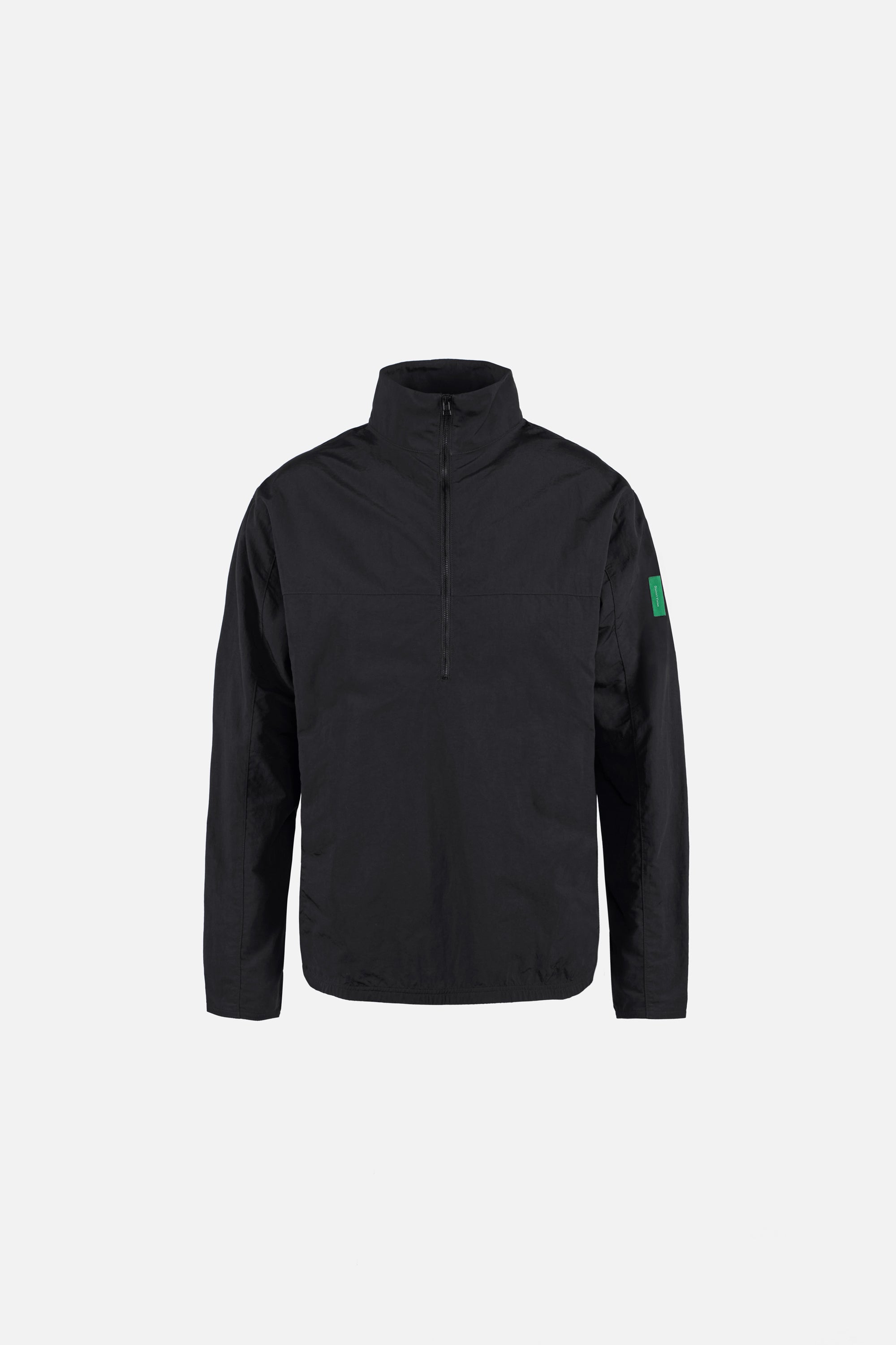 Half-Zip Nylon Windbreaker, Black – District Vision