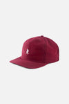 5 Panel Nylon Hat, Maroon