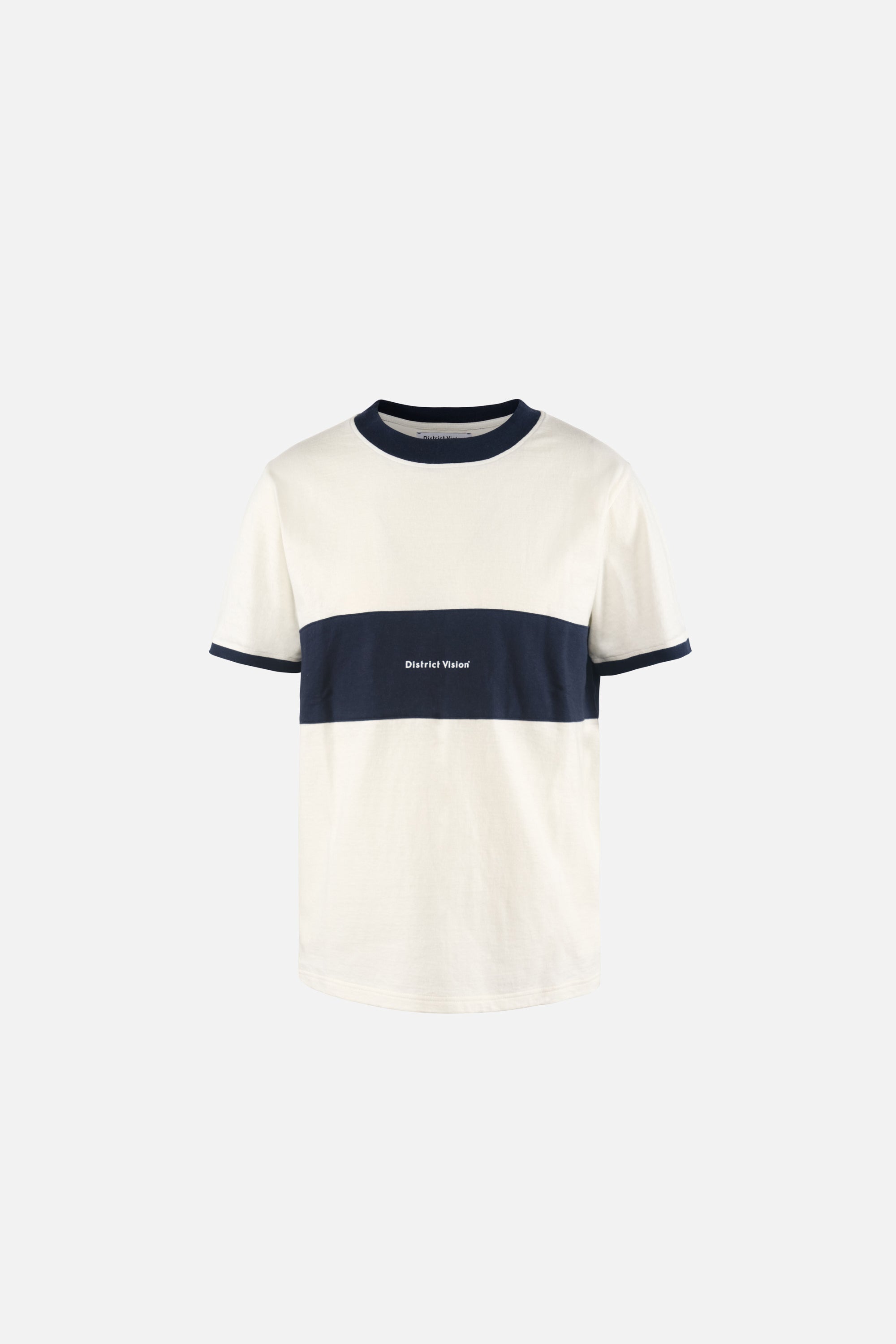 Japan Cotton Ringer Tee, Vintage White-Navy – District Vision