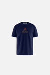 California Cotton Tee, Mountains Vintage Navy