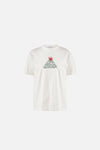 California Cotton Tee, Mountains Vintage White