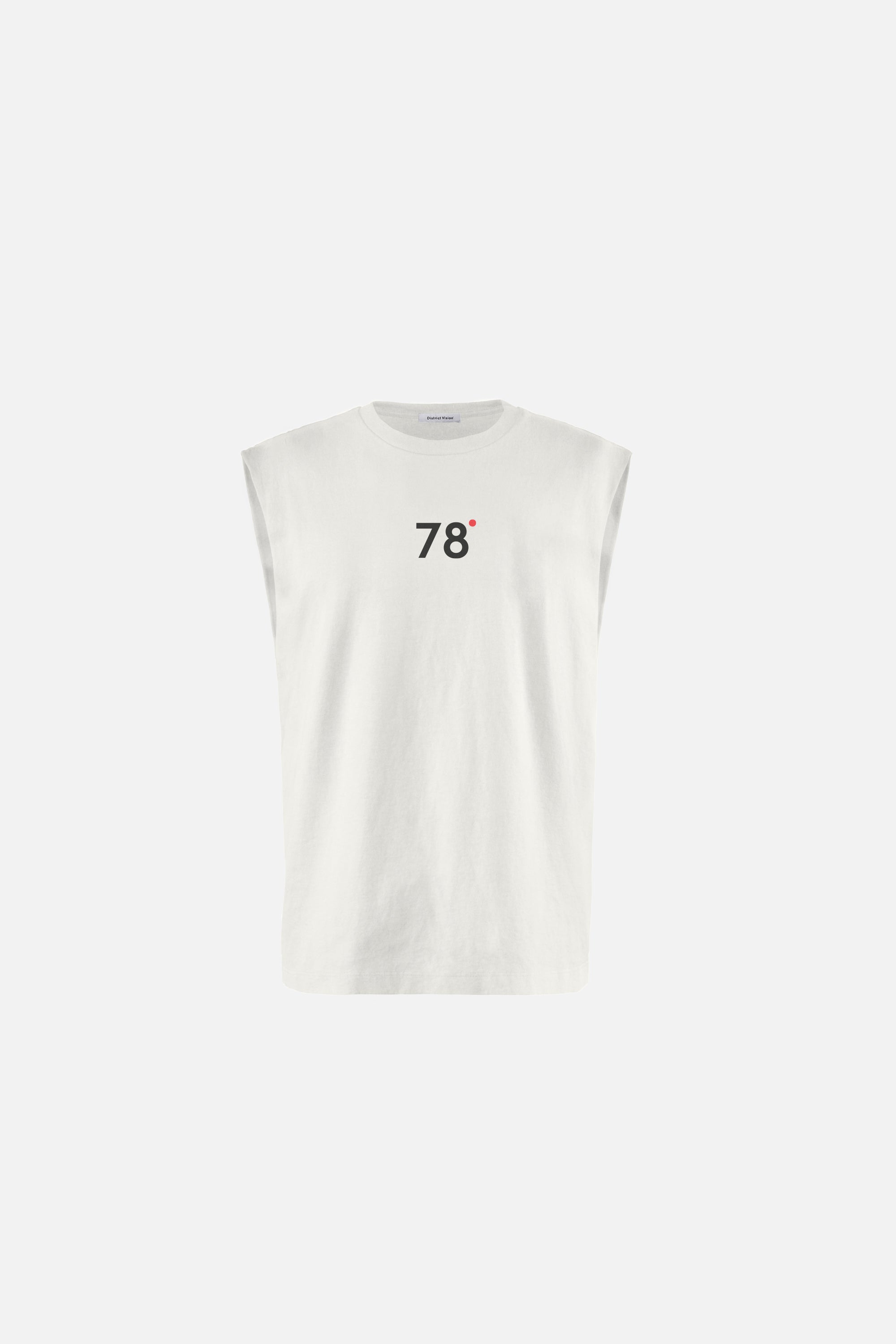 California Cotton Cut-Off Tee, 78 Vintage White – District