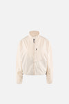 Cropped Recycled DWR Jacket, French Oak