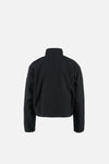 Cropped Recycled DWR Jacket, Black