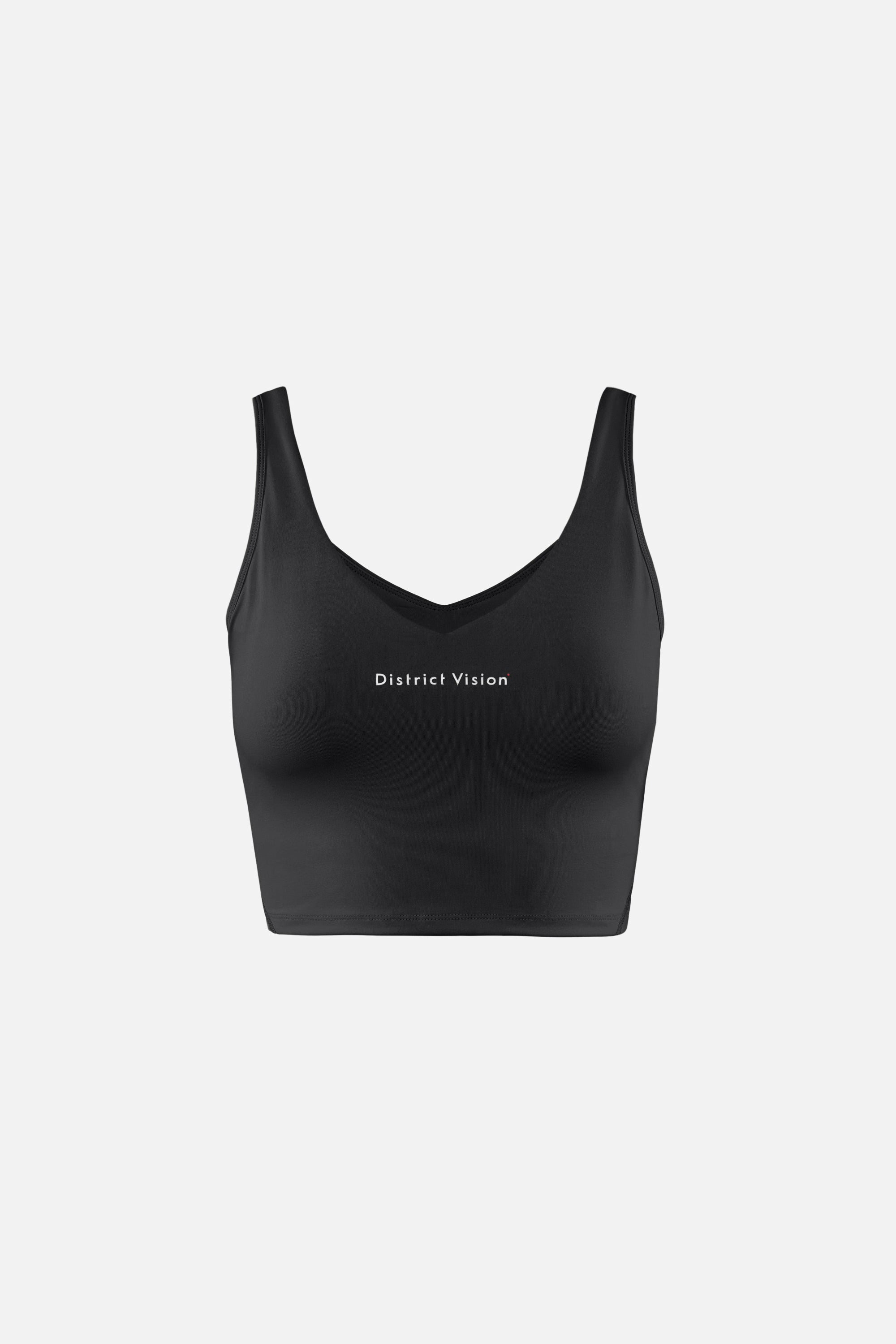 Twin Layer Long Line Bra, Black – District Vision
