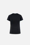 Aloe Short Sleeve Fitted Tee, Black