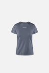 Aloe Short Sleeve Fitted Tee, Marine