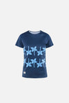 Lightweight Short Sleeve Fitted Graphic Tee, Zephyr