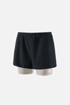 Layered Trail Shorts, Black/Dove