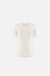 Paneled Short Sleeve Tee, Lunar White