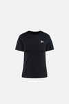 Paneled Short Sleeve Tee, Black