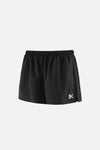 Oversized Shell Shorts, Black