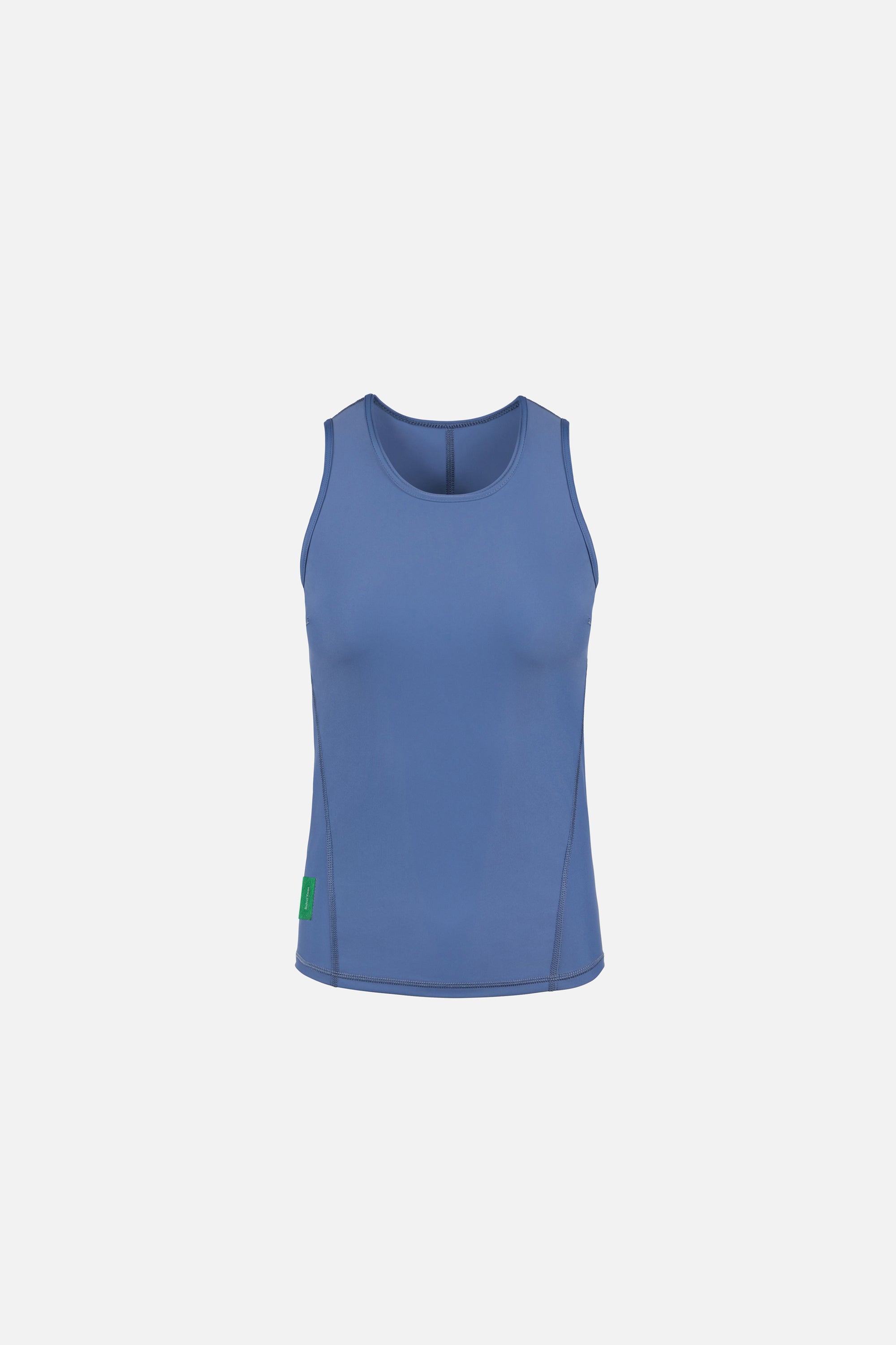 Fitted Training Tank Top, Race Blue – District Vision