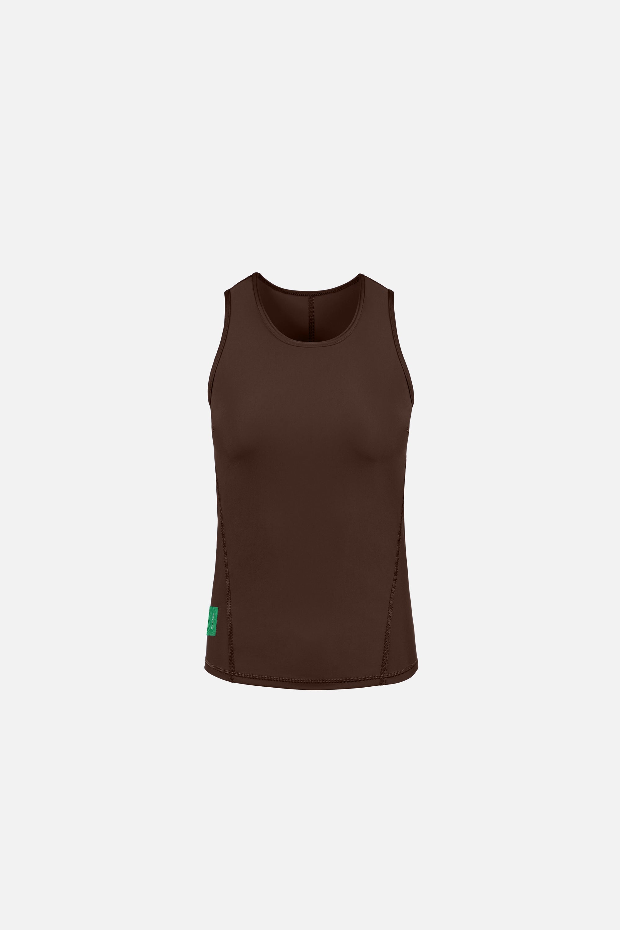 Fitted Training Tank Top, Umber – District Vision