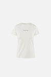 Lightweight Short Sleeve Fitted Tee, Lunar White