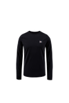 Ultralight Aloe Long Sleeve Tee, Black