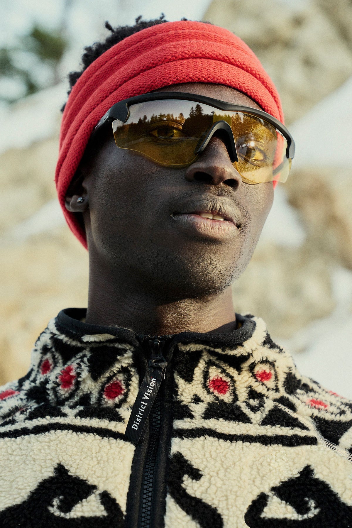 Junya Racer Black, D+ Sports Yellow Sunglasses – District Vision
