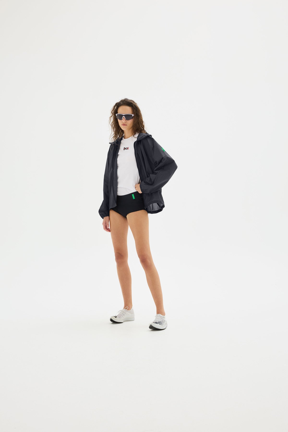Ultralight Nylon Windbreaker, Obsidian, image 3 of 5