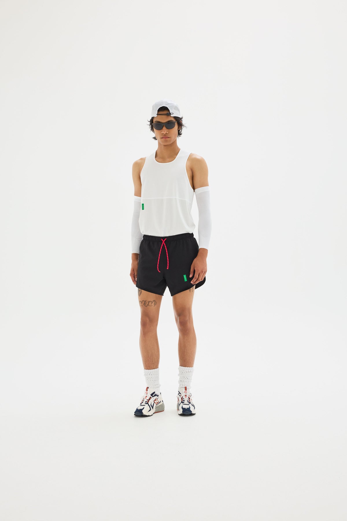 Paneled Training Singlet, White, 이미지 3/4