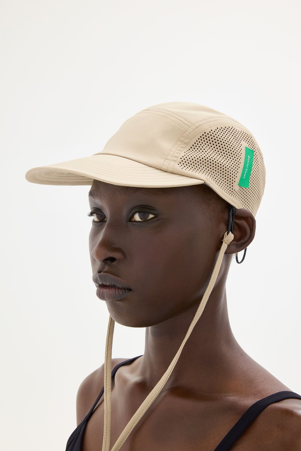 Perforated Strap Hat, Khaki, image 4 of 4