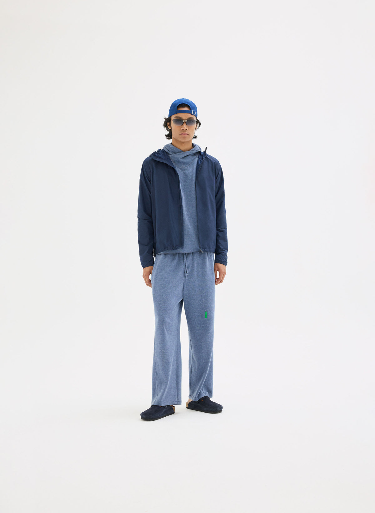 Waffle Pants, Slate Blue, image 3 of 5