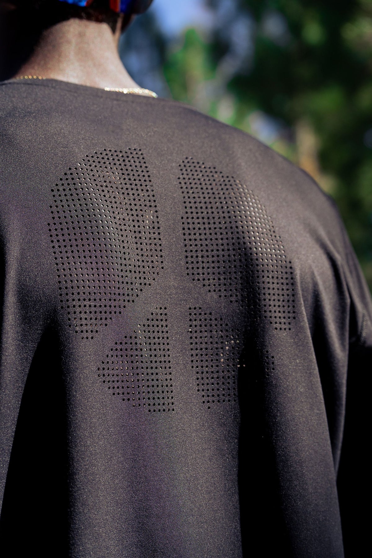 Ultralight Aloe Long Sleeve Tee, Black Wordmark, 이미지 3/4