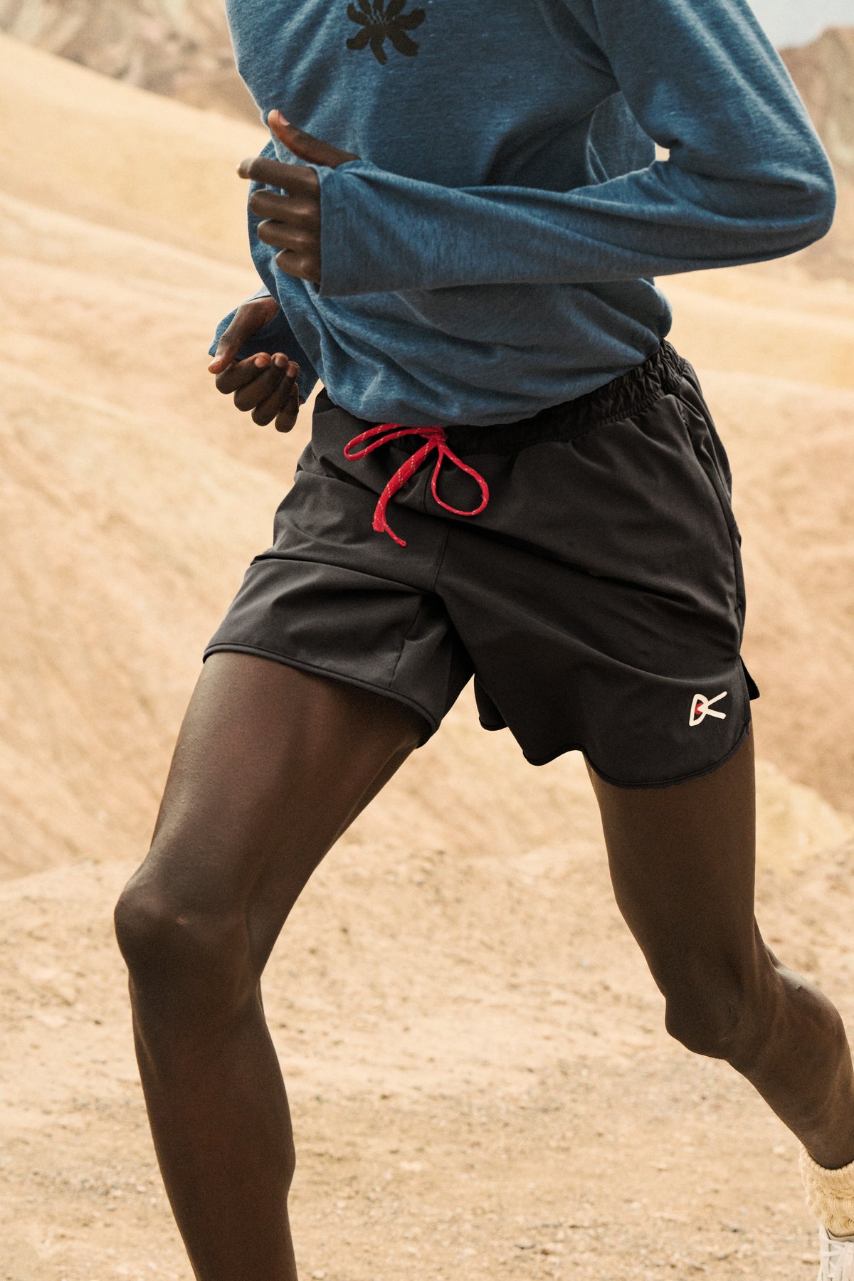 5in Training Shorts, Black/Red, image 3 of 6