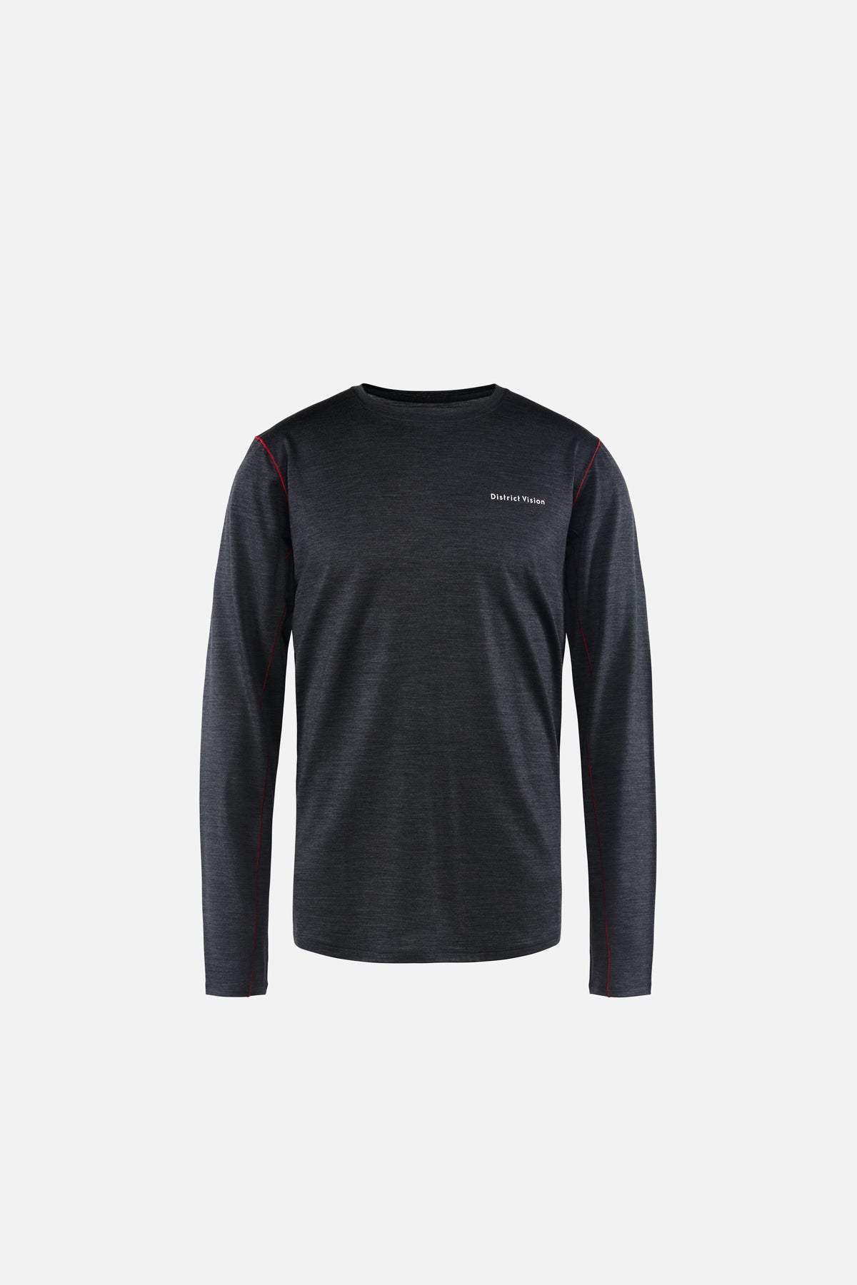 Merino Long Sleeve Tee, Dark Melange, image 1 of 4