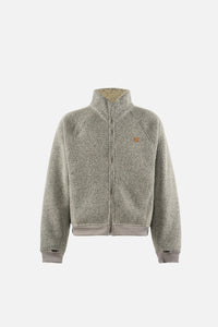 Reverse High Loft Fleece, Light Melange
