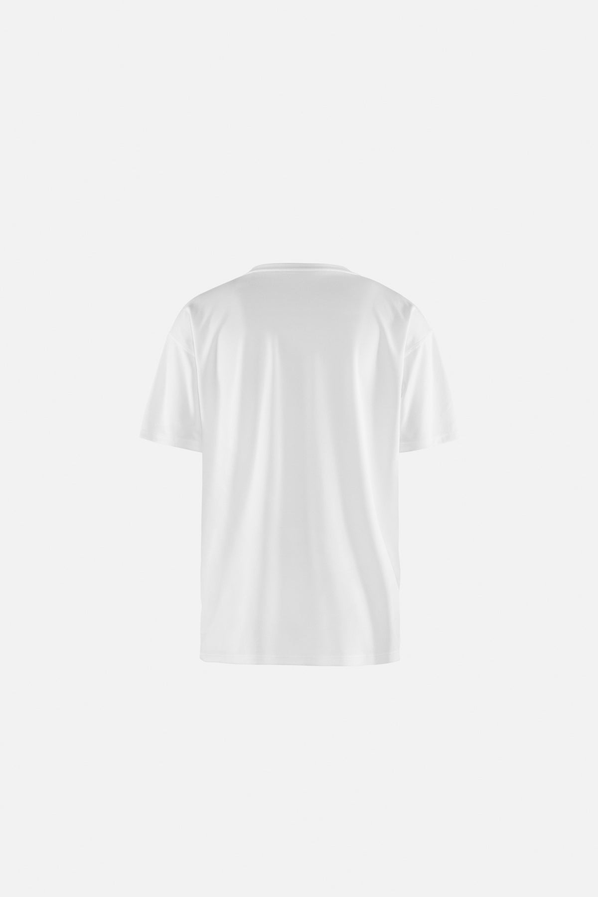 Short Sleeve Boxy Training Tee, White, 이미지 2/5