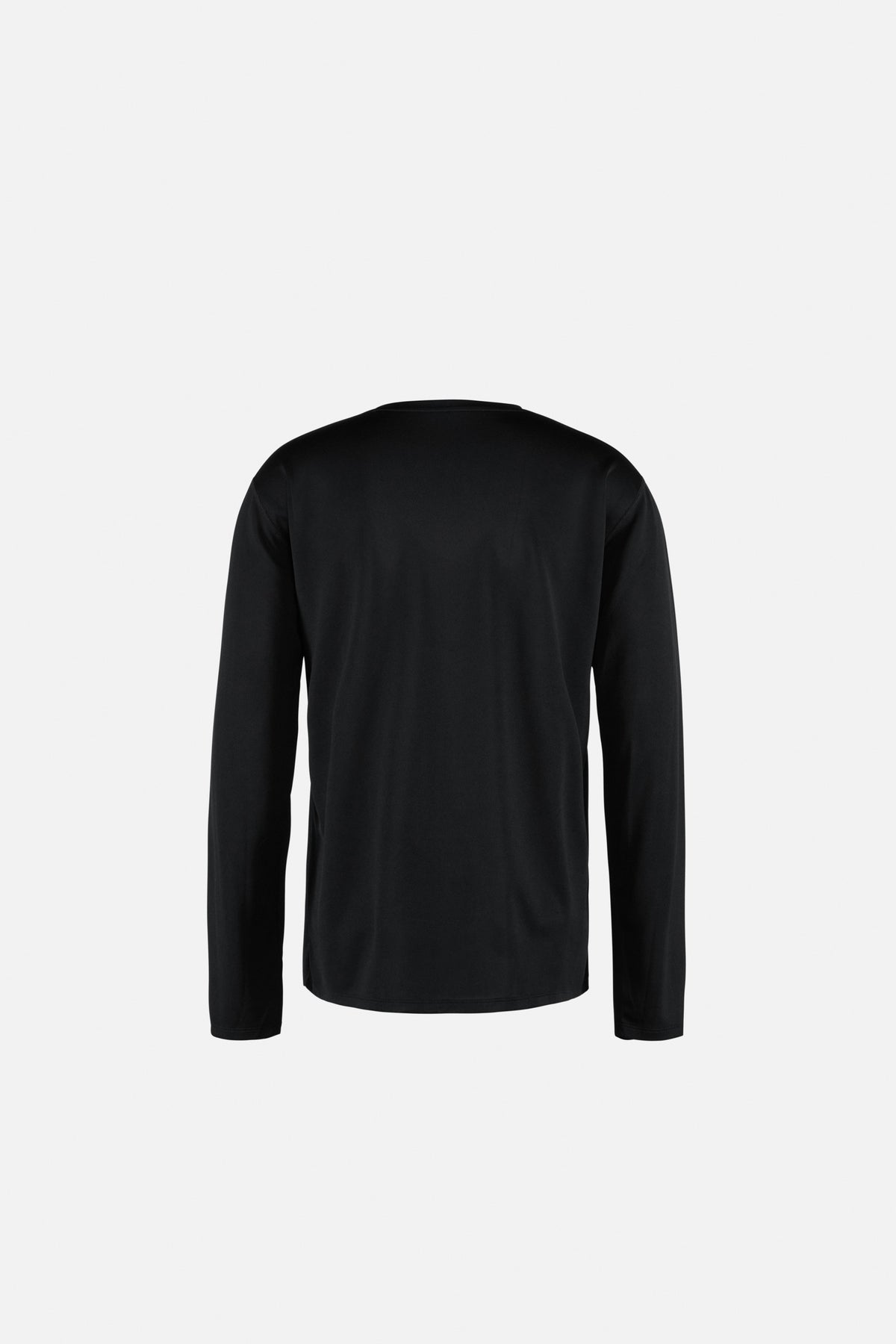 Long Sleeve Boxy Training Tee, Black, 이미지 2/5