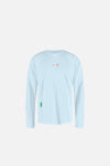 Long Sleeve Boxy Training Tee, Frost
