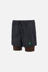 Ultralight Nylon Trail Shorts, Obsidian/Umber