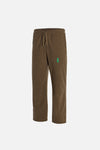 Fleece Track Pants, Melange Brown