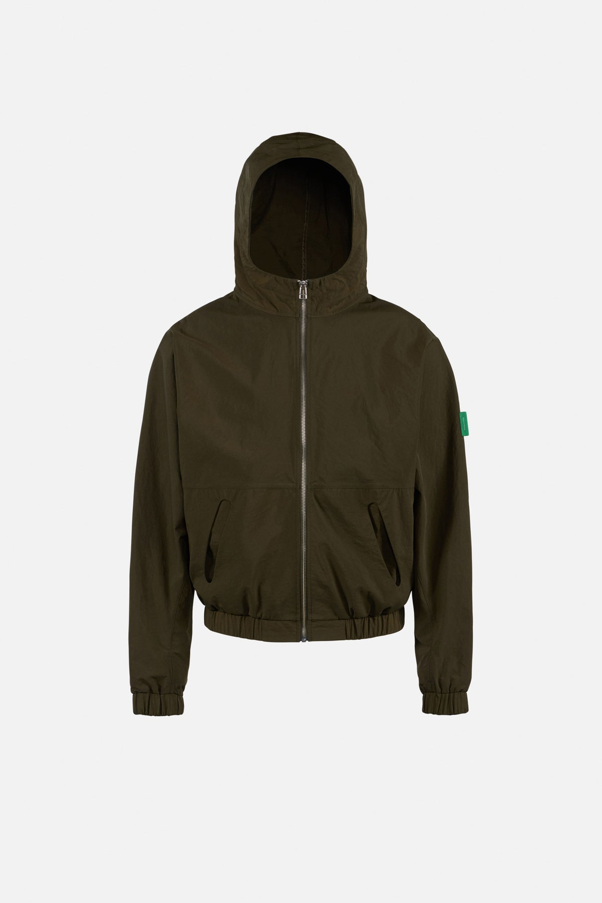 Taslan Nylon Jacket, Moss, 이미지 1/8