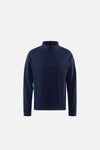 Half Zip Grid Fleece, Mist