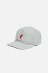 5 Panel Nylon Hat, Run In Love Grey