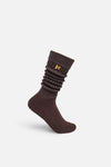 Japanese Cotton Socks, Umber